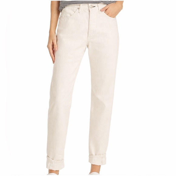 NWT Rag & Bone Engineer Jean Worn White Button Fly - Picture 3 of 13